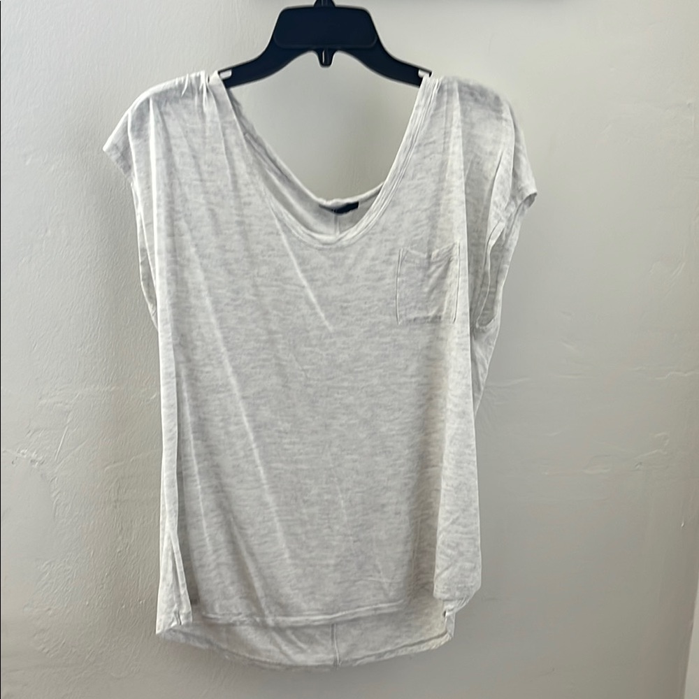 GAP Gray Relaxed Cap Sleeve Tee never worn
